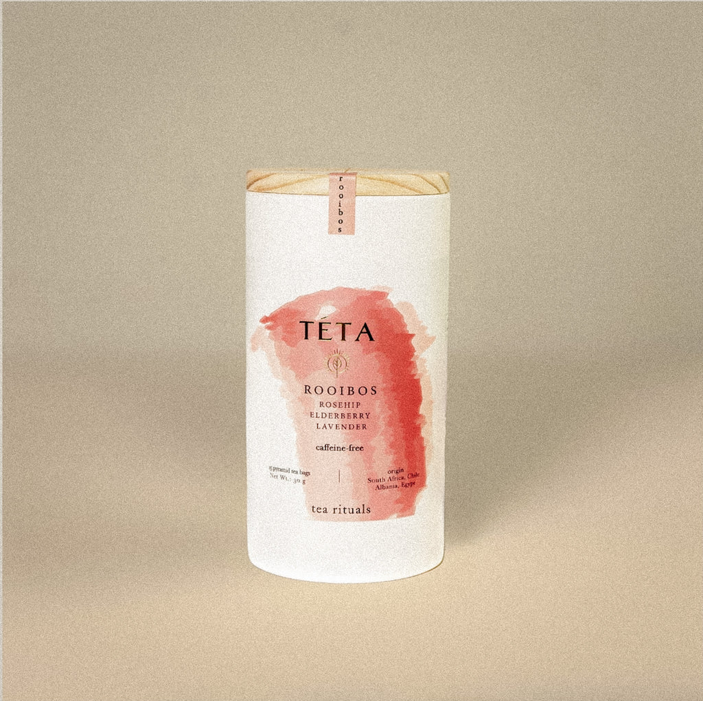 Rooibos - Hyben, Hyldebær & Lavendel tetá-a