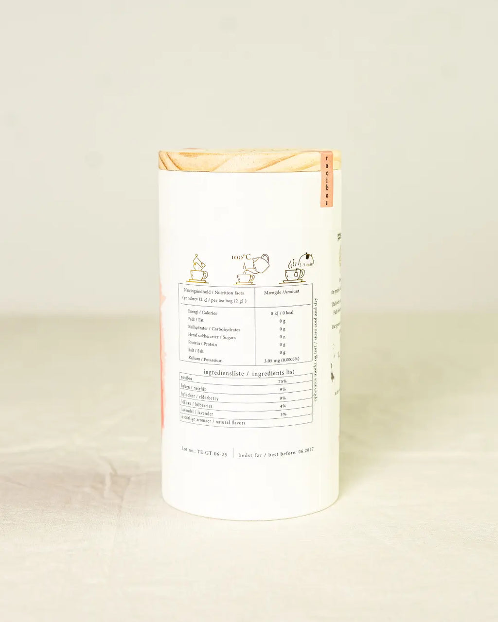 Rooibos - Hyben, Hyldebær & Lavendel tetá-a